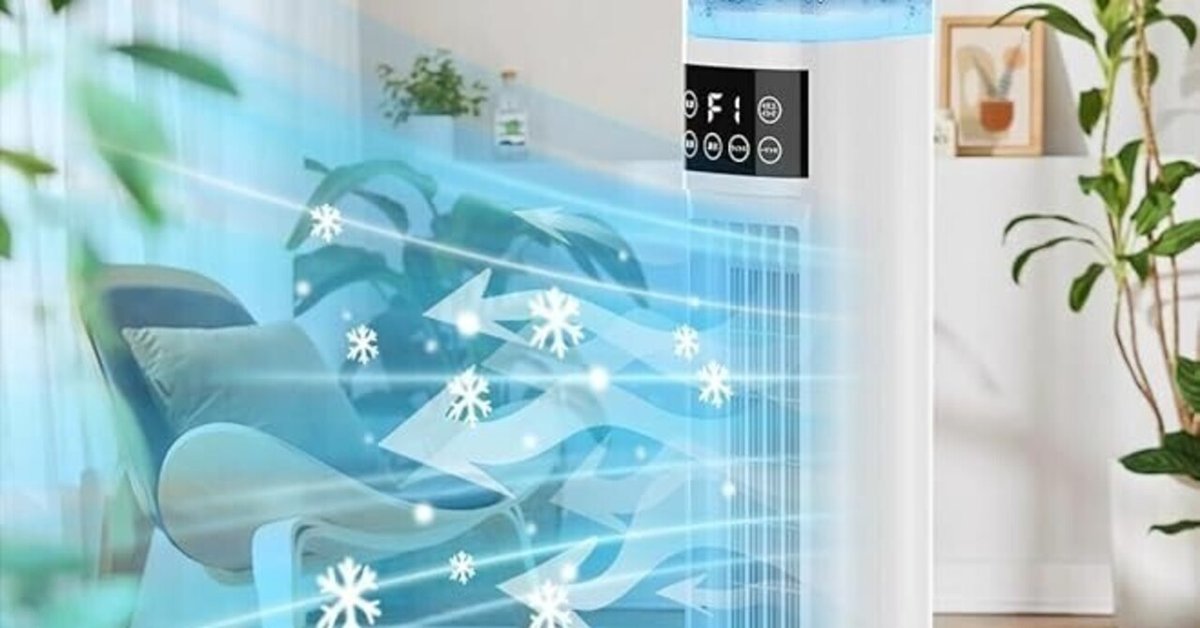 電気冷風機 FKT016R 電気冷風機 FKT016R 冷風機 加湿器 1台2役