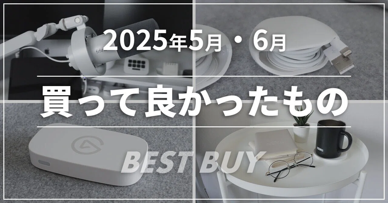Best Purchases of May and June 2025 [Product Reviews]｜shunsuke〔駿介〕