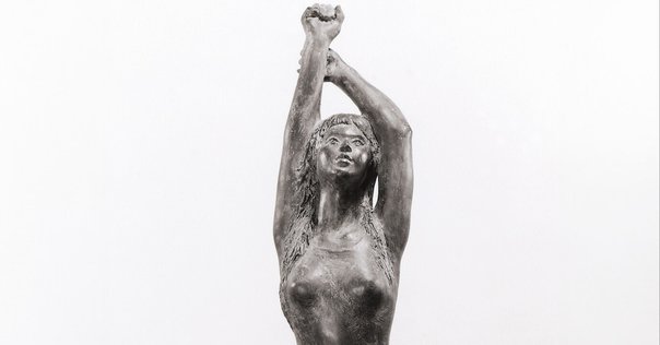 船越保武氏　婦人象　傷有り 舟越保武のブロンズ像入荷致しました ｜骨董品買取 七ツ堂