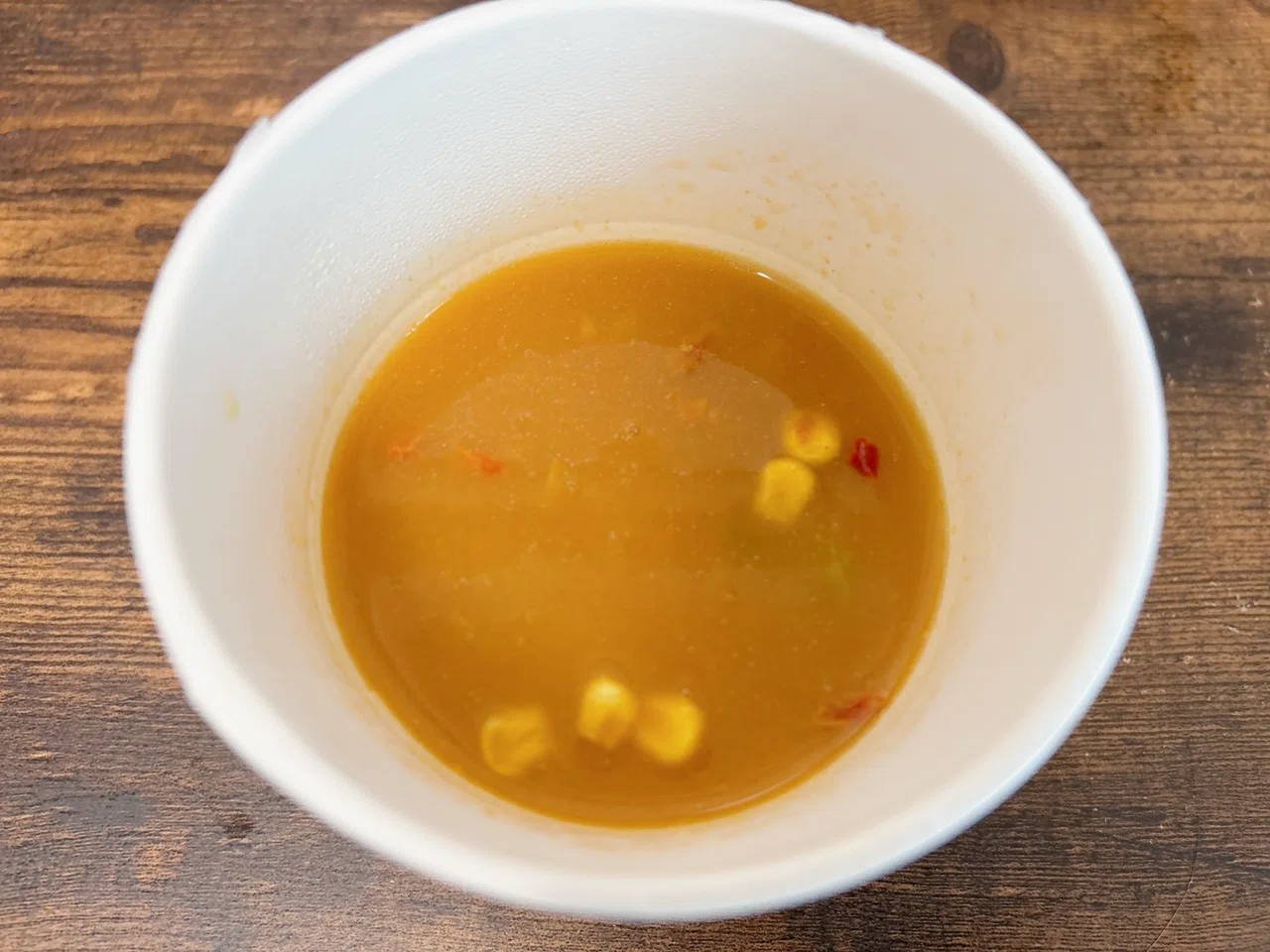 カップ麺格付け#番外編 おどろきカップスープ たっぷり野菜のカレー