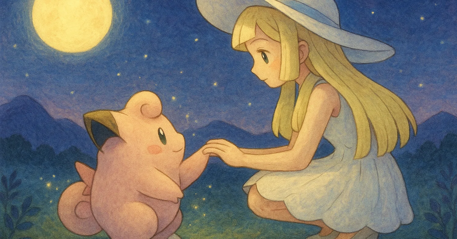 ピッピとリーリエ──月夜の物語に重なる、ふたりの静かな絆アローラ