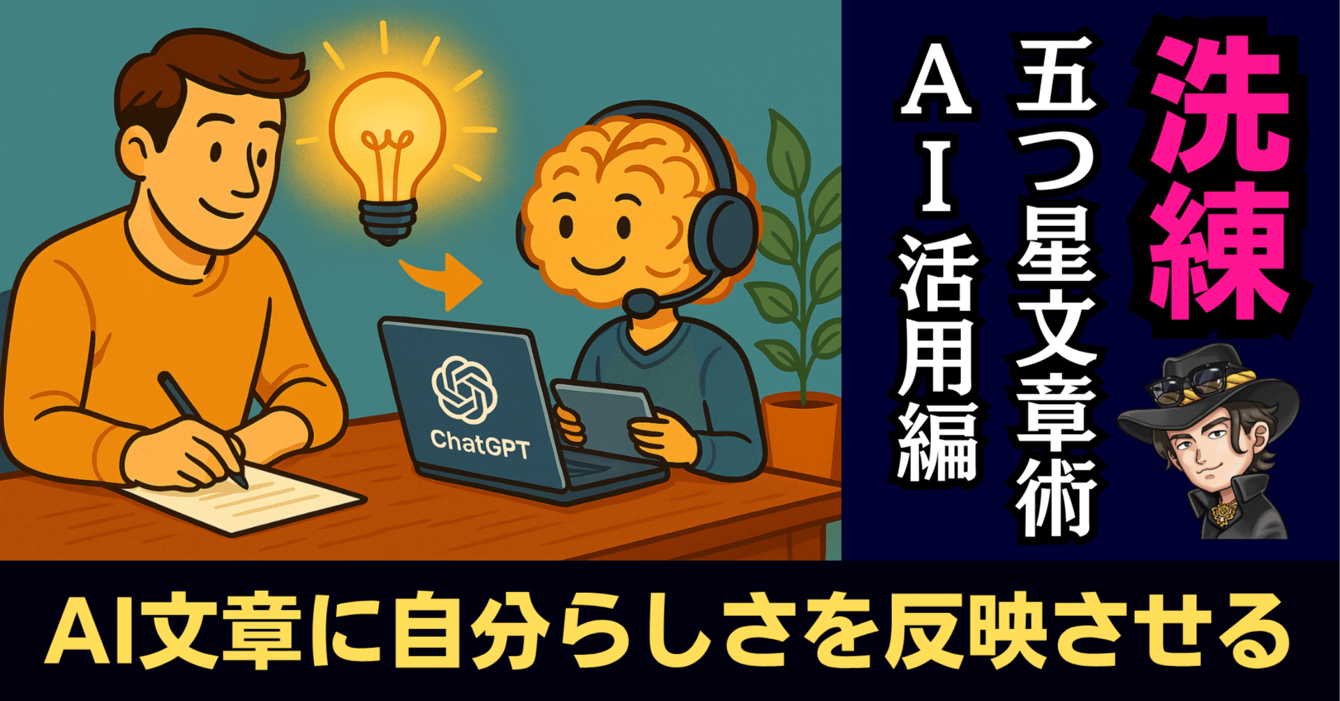 ChatGPTに「あなたらしい言葉」を覚えさせる方法｜AI×個性で