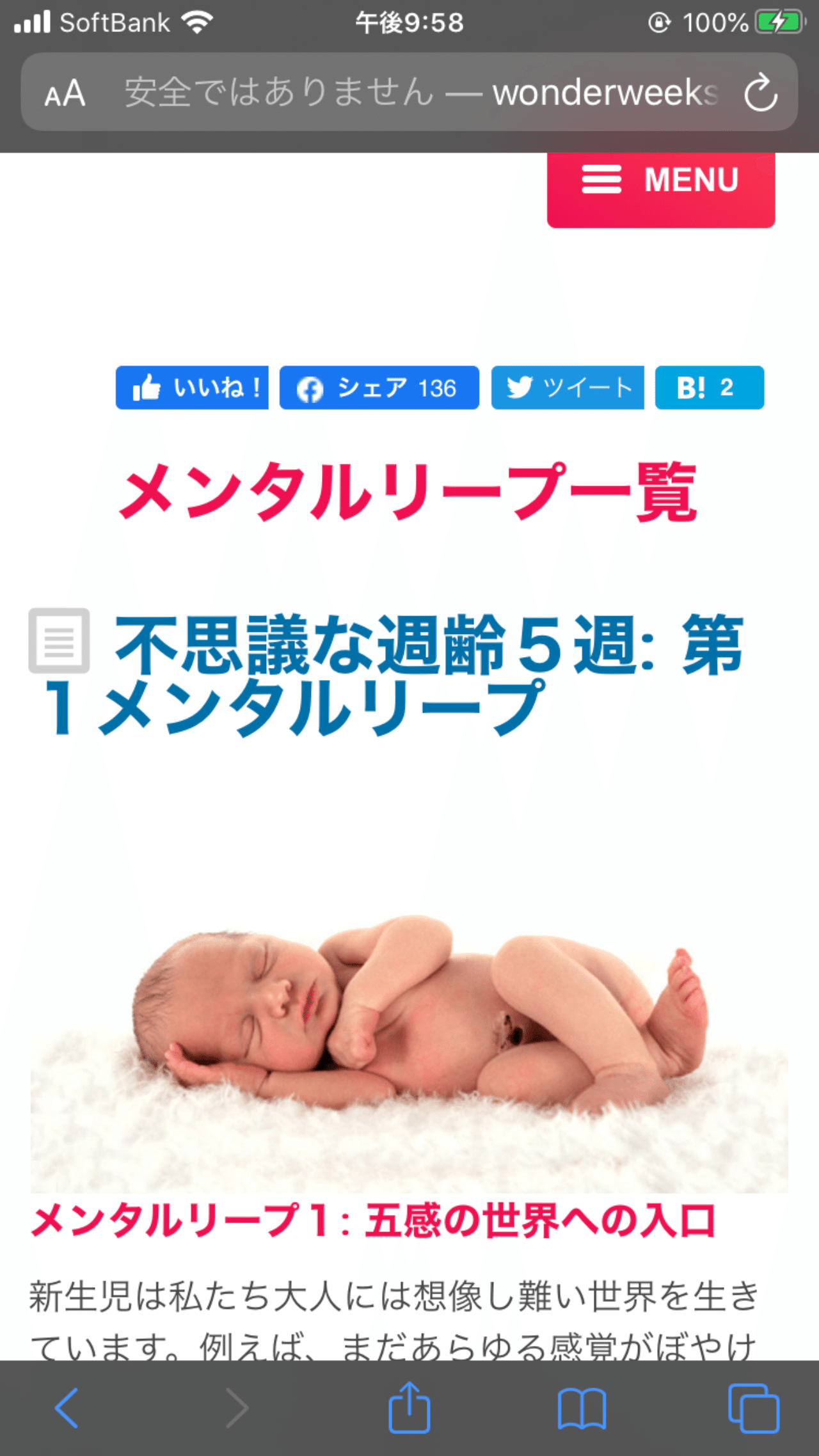 赤ちゃんのメンタルリープとは ごんたまお Note