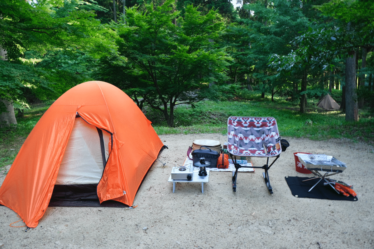 平日からソロキャンプする人間になってしまった｜KIKU