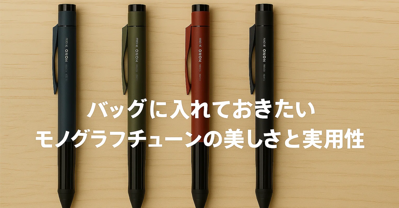 バッグに入れておきたいモノグラフチューンの美しさと実用性｜毎日が 