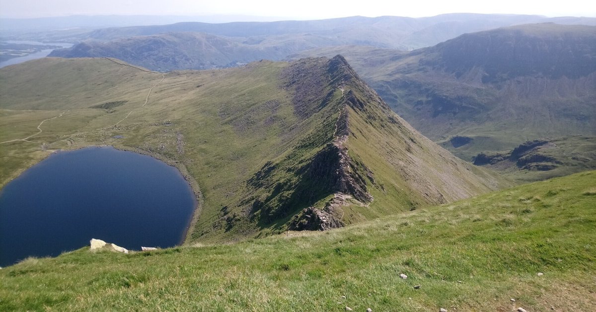 Lake Districtで人々に愛される山, Helvellyn, Thirlmerer walk