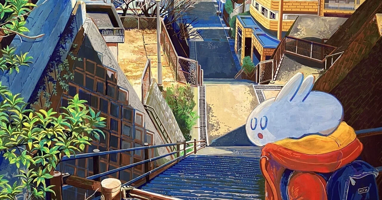 自分の身長よりデカい絵を描いた｜ヨシサコツバサ
