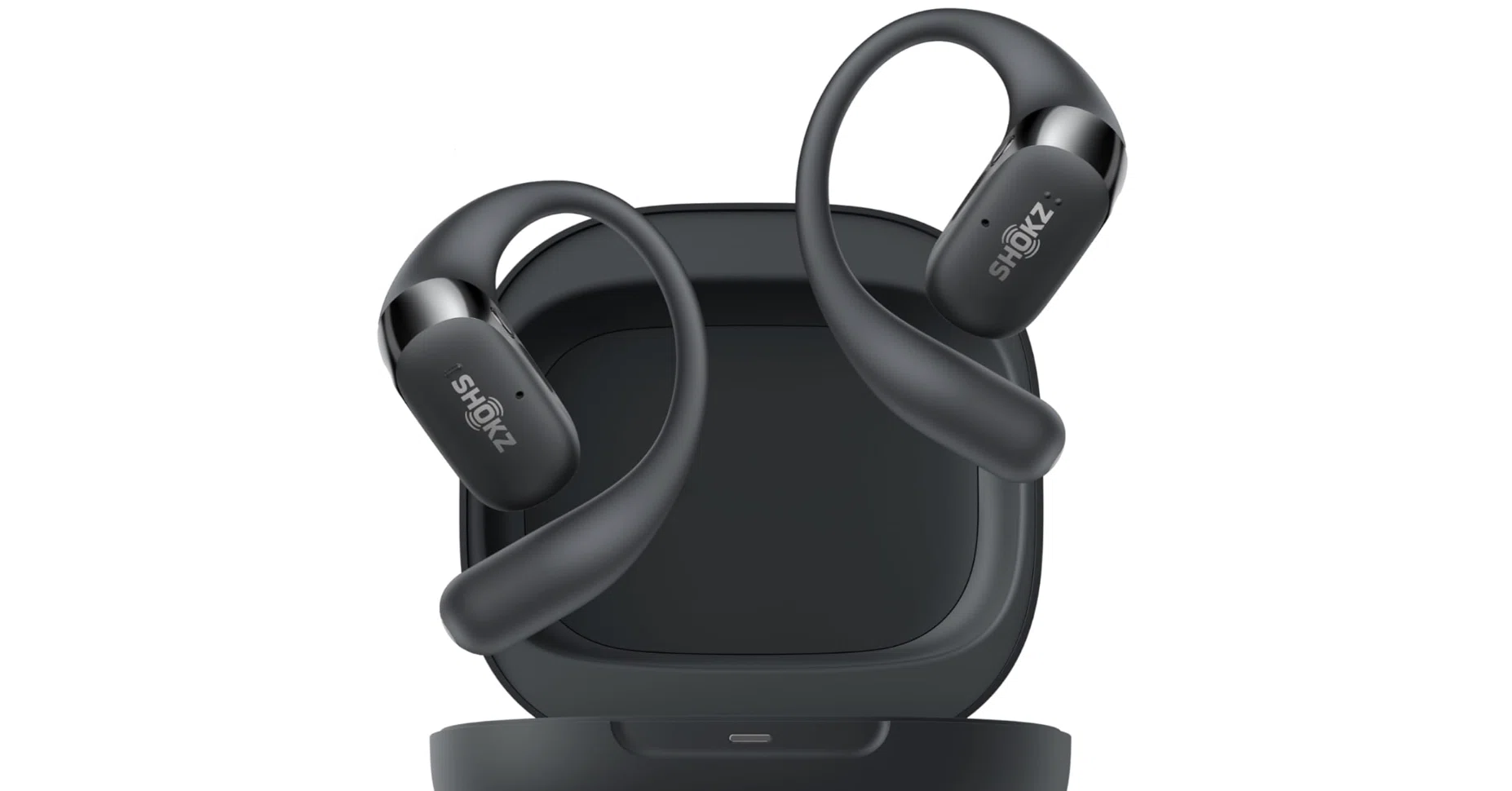 57☆新品 オープンイヤー型 イヤホン エアロフィット2 ミッドナイトブラック 完全ワイヤレスイヤホン Anker Soundcore AeroFit 2 ミッドナイト