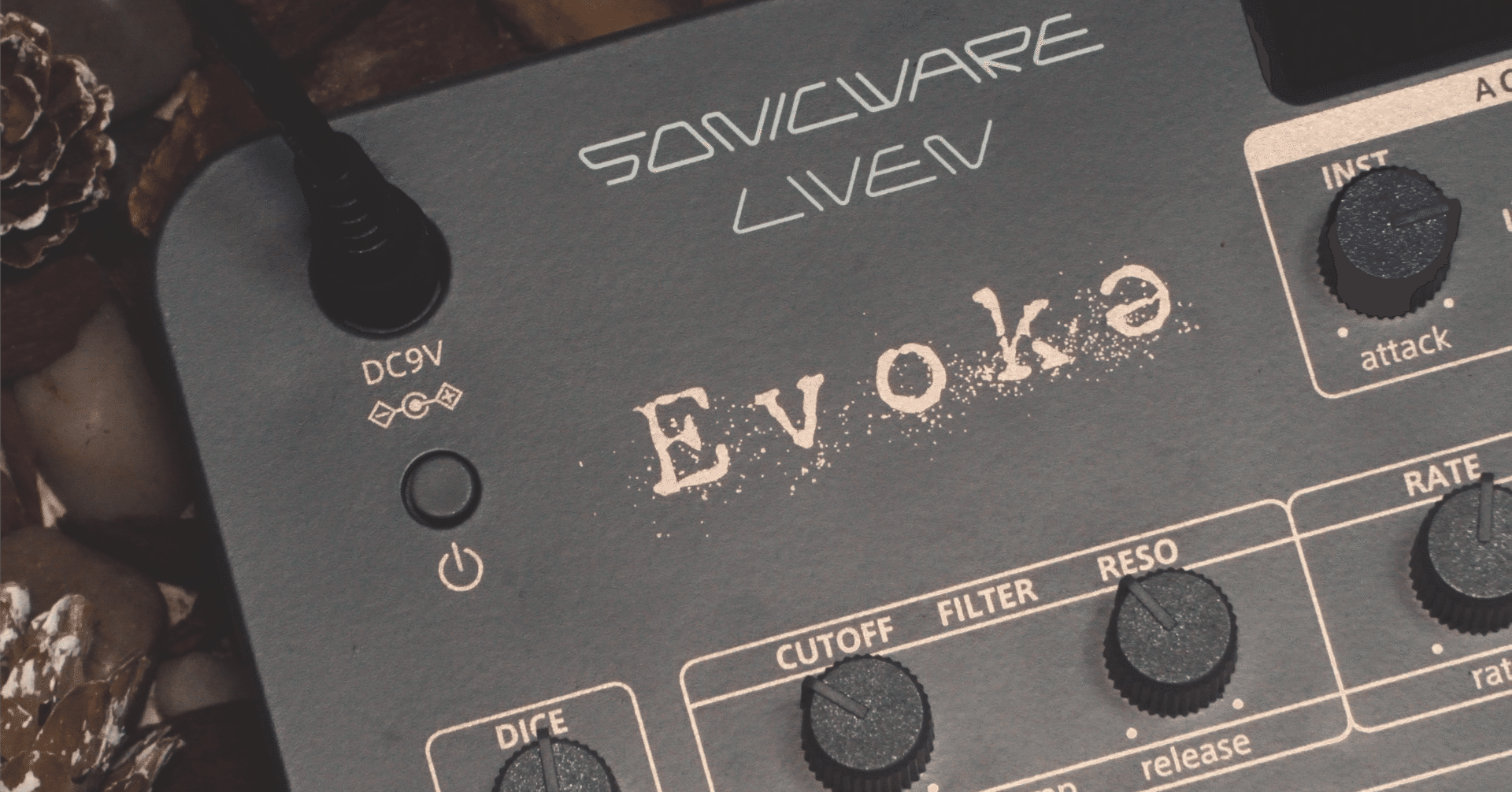 sonicware Evoka シンセサイザー ACアダプター付