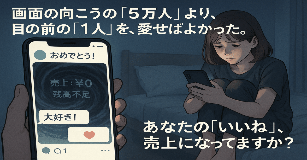 Z世代の罠？「フォロワー5万人」の幻想が生んだ悲劇。―なぜ