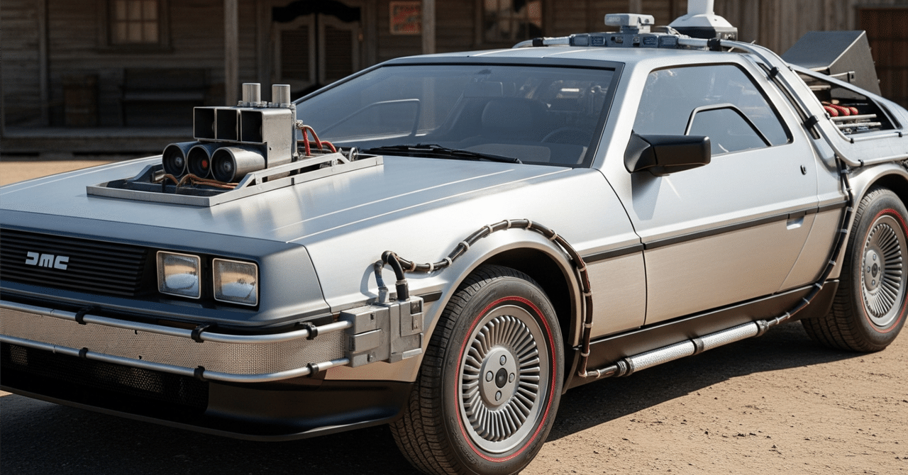 劇中車】BACK TO THE FUTURE Ⅲ（STAINLESS MEKKI BODY）｜積み