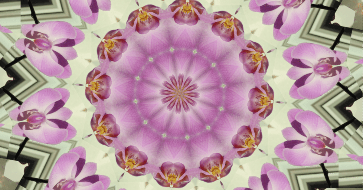 曼荼羅アート「母なる地球と太陽」｜Mandala art “Mother earth