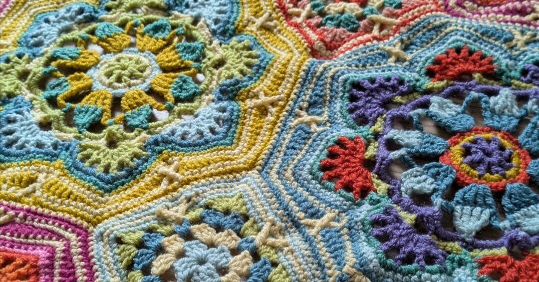 ペルシアンタイルブランケットを編む③＋春夏に編んだものたち｜あき