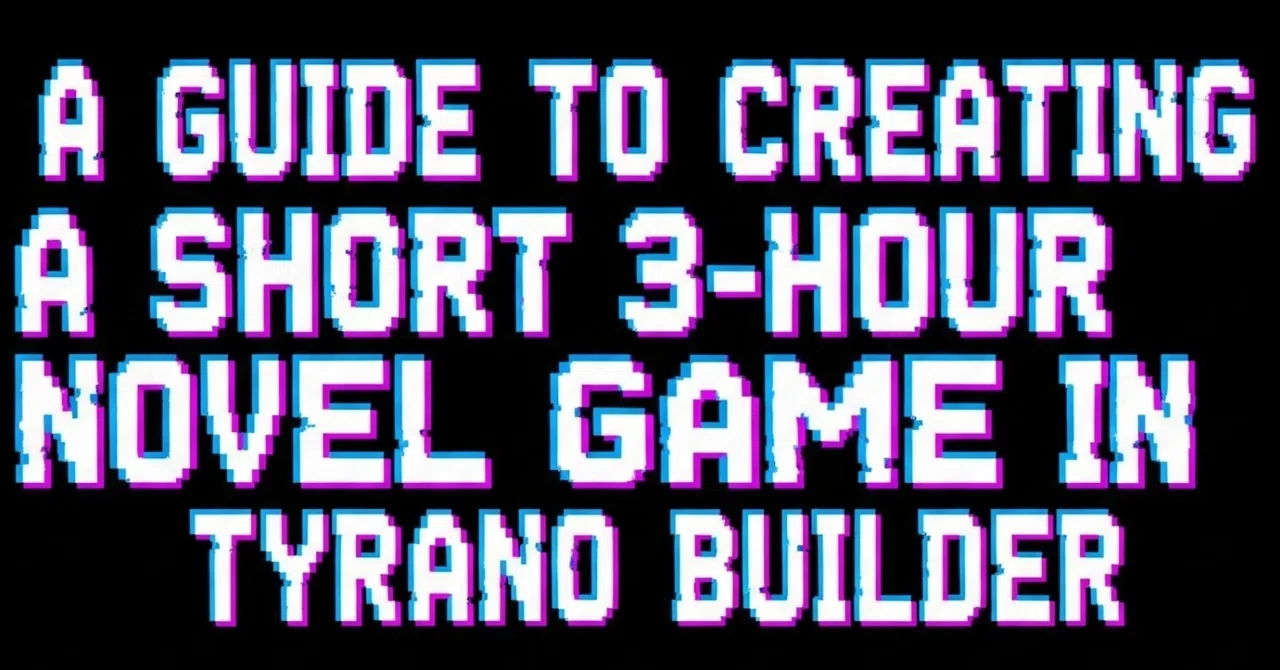 Guide to creating a short visual novel game in about 3 hours with ...
