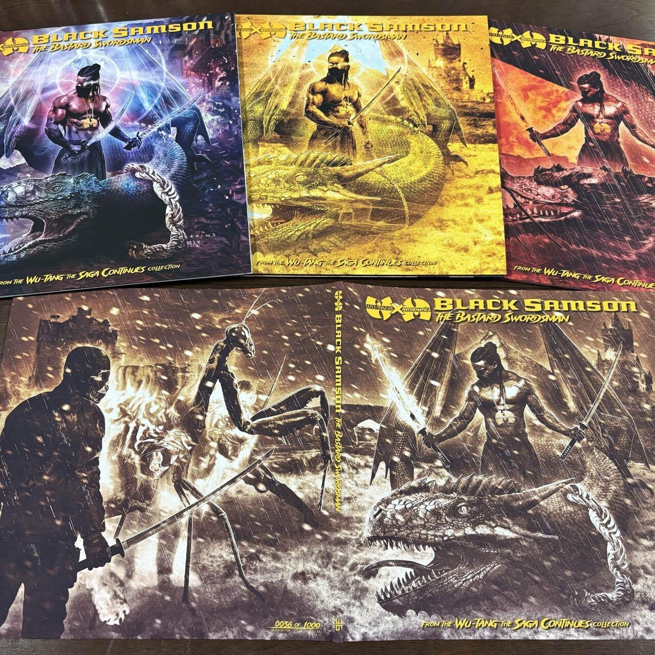 新品★WU-TANG & MATHEMATICS ★RSD2025 Wu Tang and Mathematics Black Sampson The Bastard Swordsman