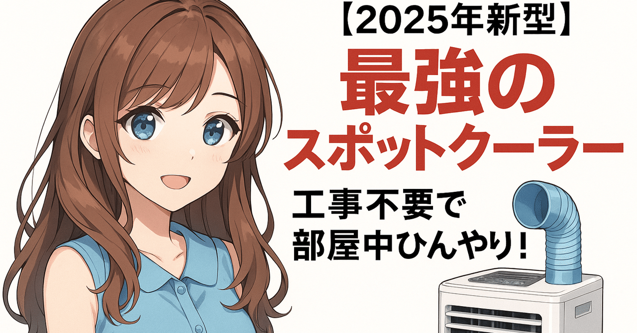 2025年新型】最強のスポットクーラーはこれ！「JYWINA移動式