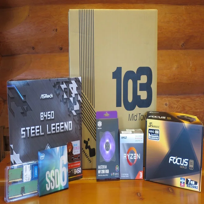 人生初の自作PCはRyzen3200G｜堀田敬一@素楽
