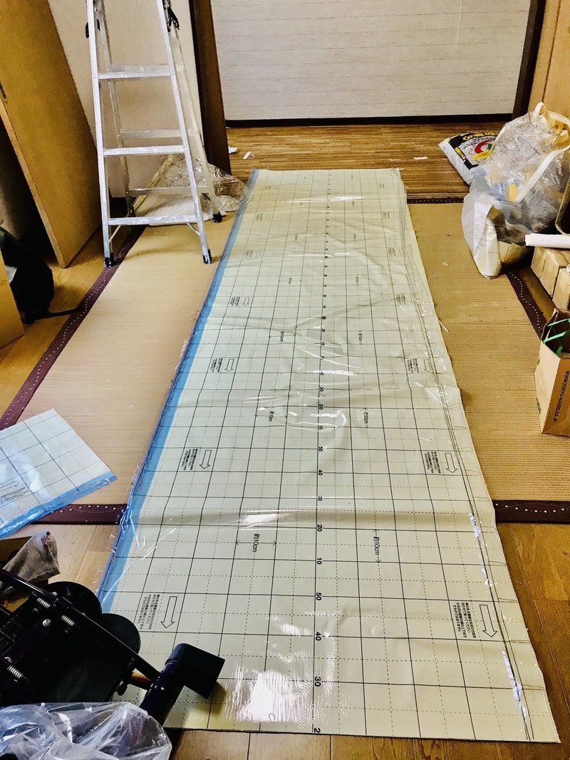 初めてのdiyリフォーム 22 3 6mの長い壁紙を横に貼りたい理由と挑戦の方法 素人ワーママdiy副業大家 ワーママ修行中 にこにこママ Note