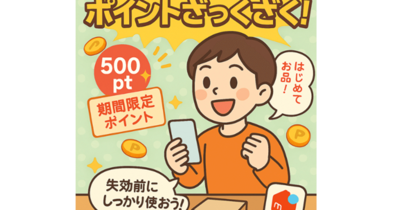 メルカリ｜期間限定ポイントの獲得＆活用法まとめ！｜もぴにゃんぞ