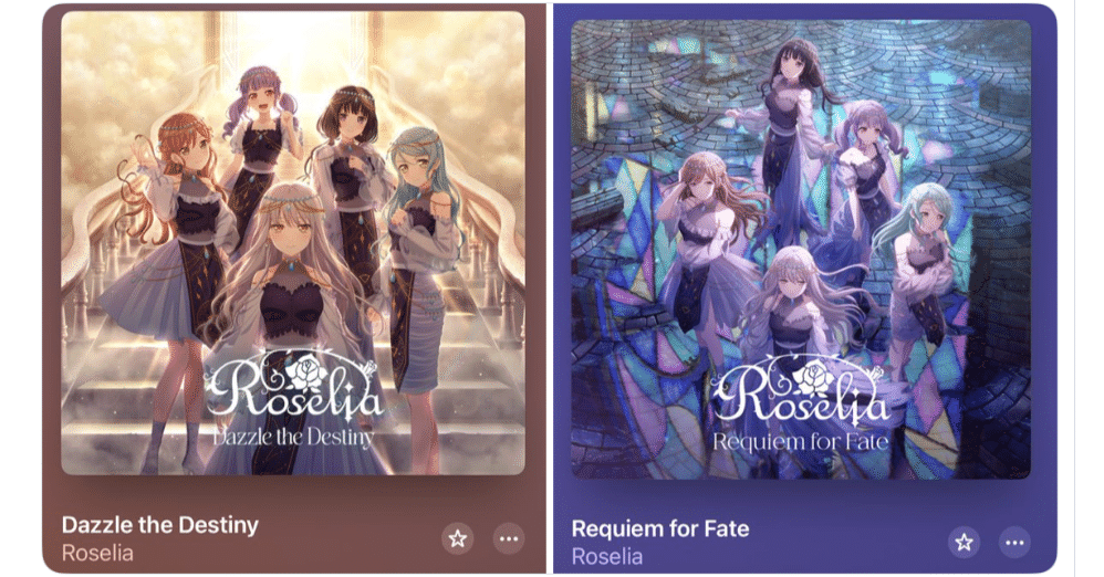 バンドリ！Roselia Dazzle the Destiny Requiem for Fateへの