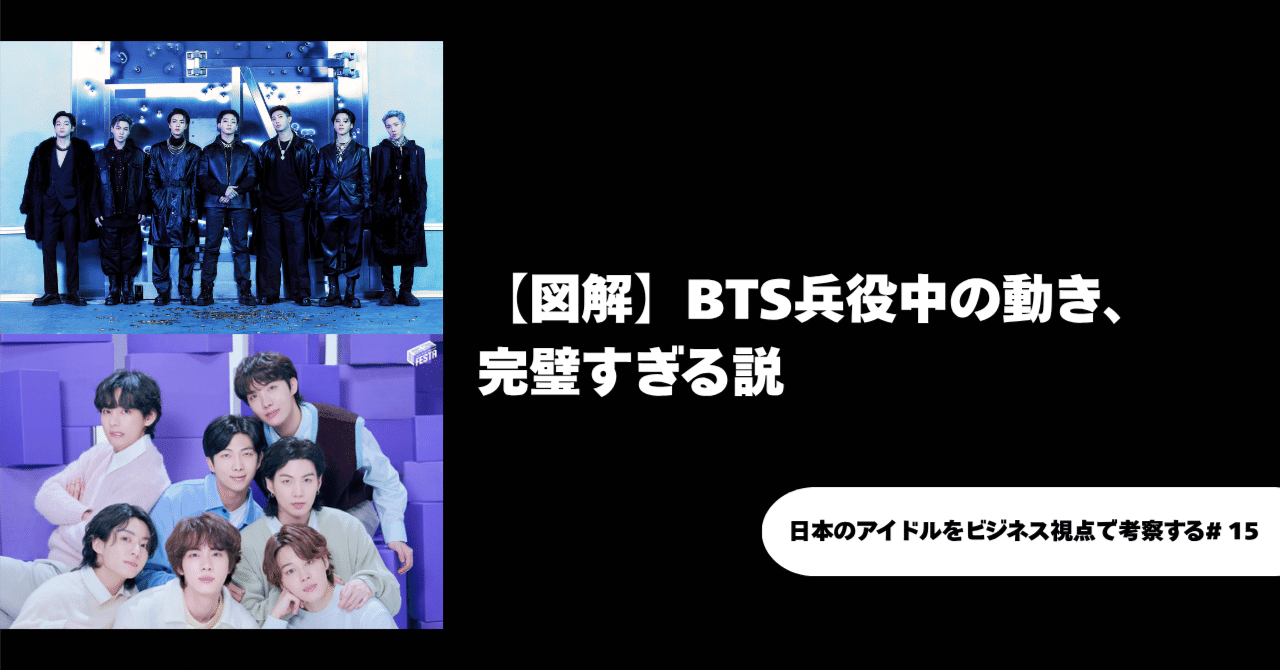 図解】BTS兵役中の動き、完璧すぎる説｜望月優夢