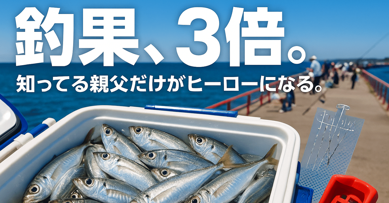釣れない釣りサー★ページ 最終兵器】サビキで釣れない親父をヒーローにする、トリックサビキ完全