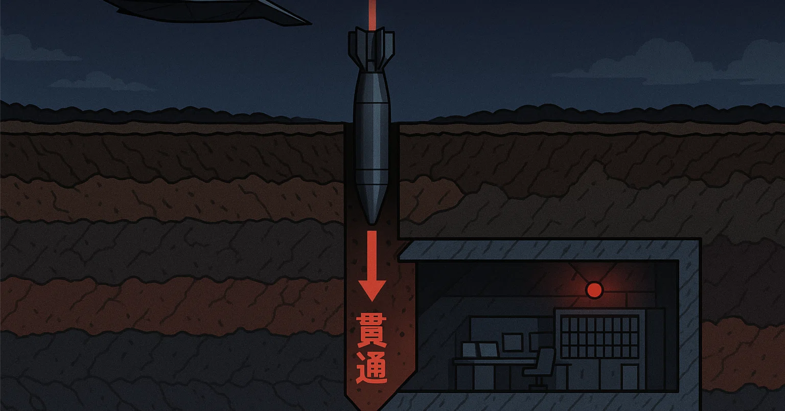 バンカーバスター（地中貫通爆弾）とは｜10works