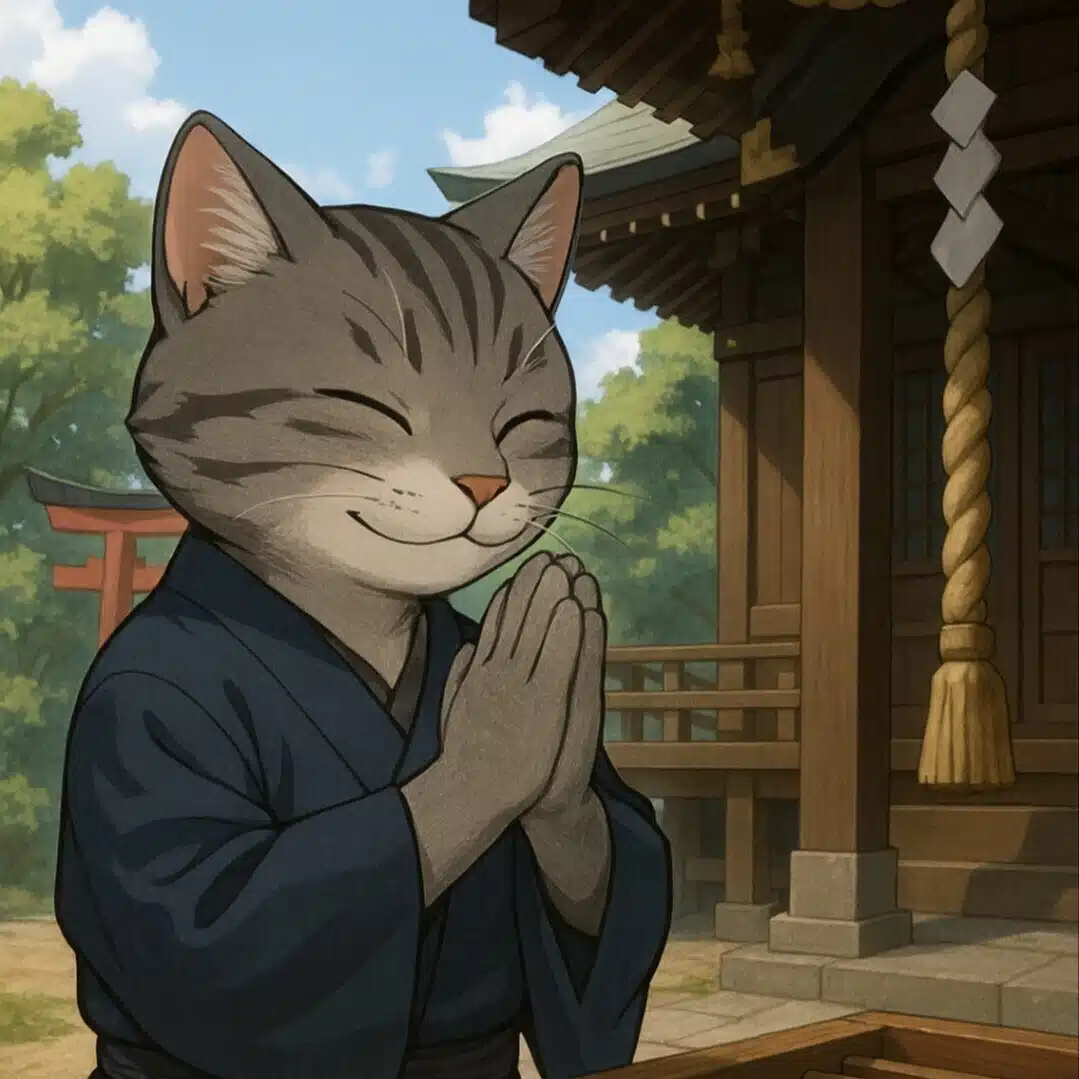 詣り猫