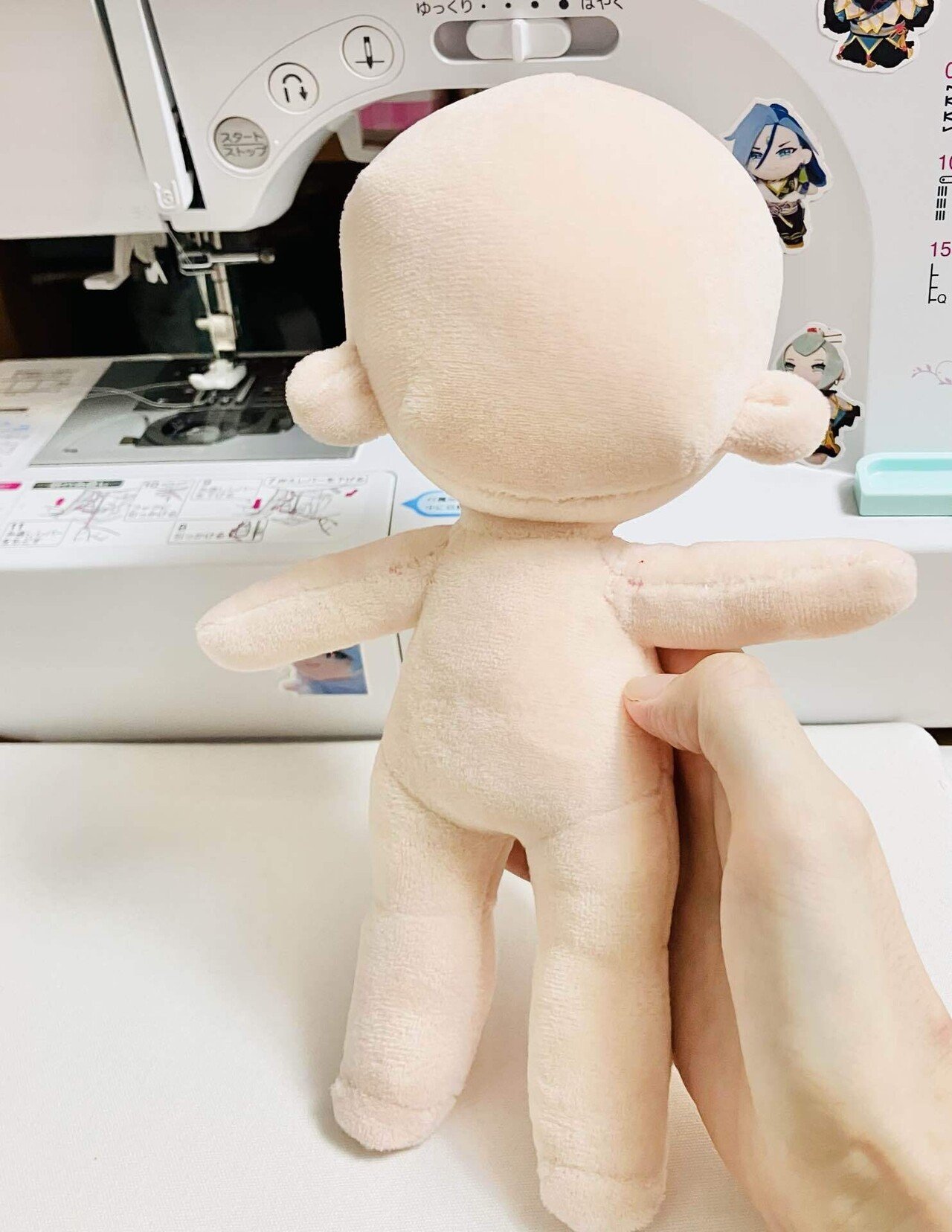 足長ぬいを作る【自作ぬい】【推しぬい】｜にぎりめし