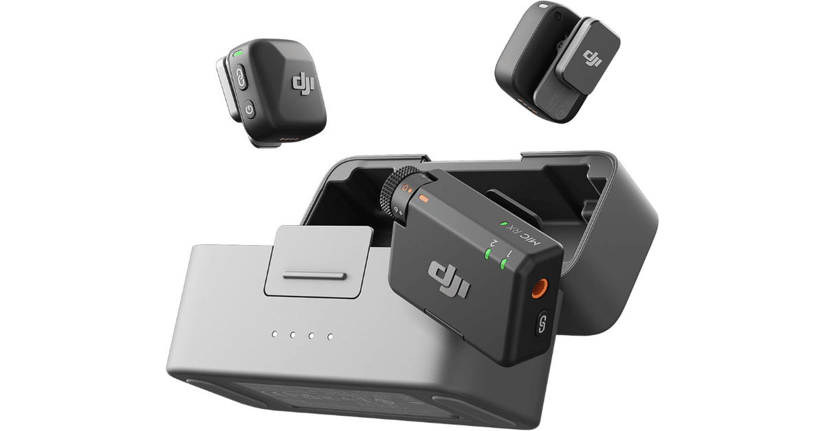 DJI MIC 2 ワイヤレスマイクセット DJI ピンマイク ワイヤレス 無線 風防 DJI MIC 2 エントリー