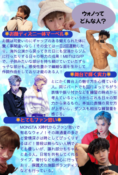 初めての方にもわかりやすい《ウォノ / WONHO 情報サイト》を作りまし