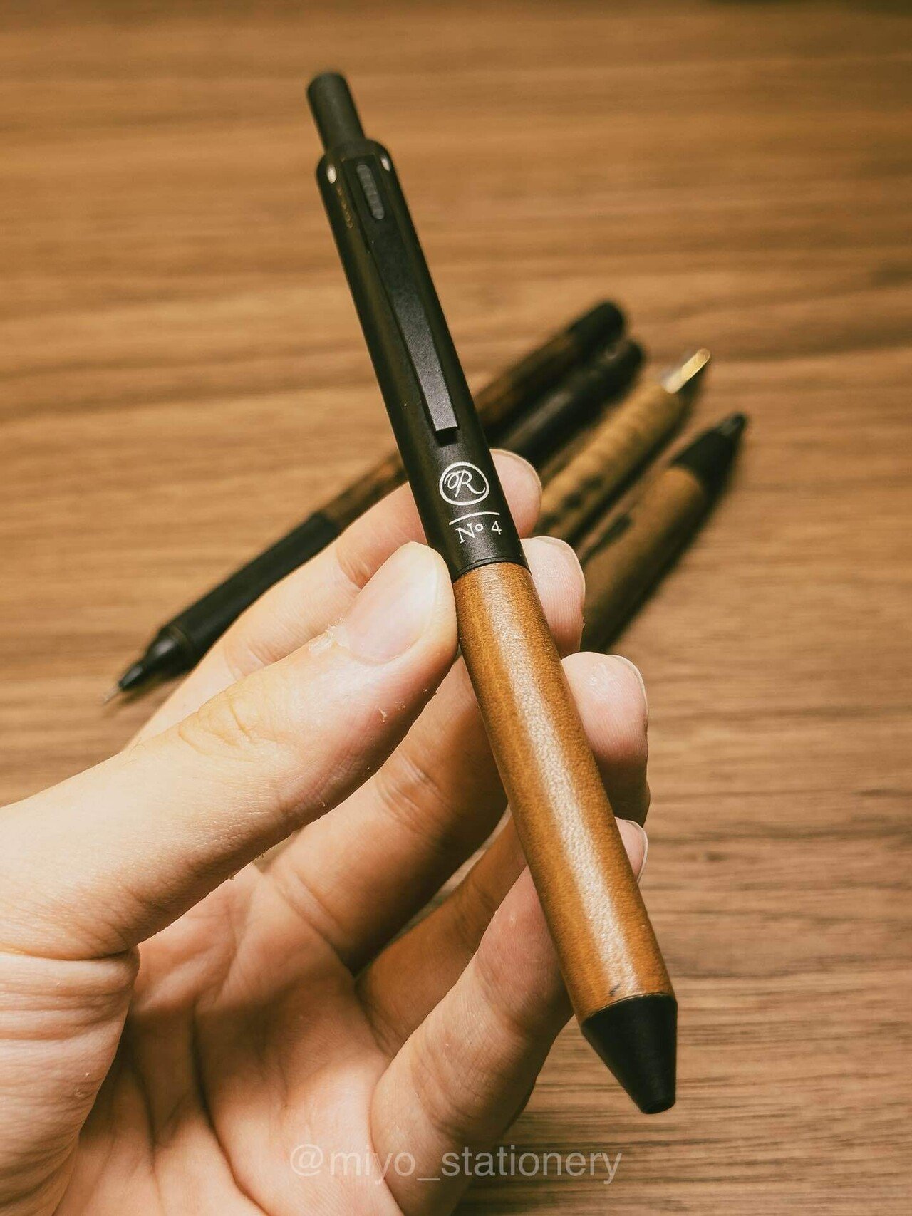 ラダイト テックドロー 銘木モデル 八角軸 ペールムーンエボニー