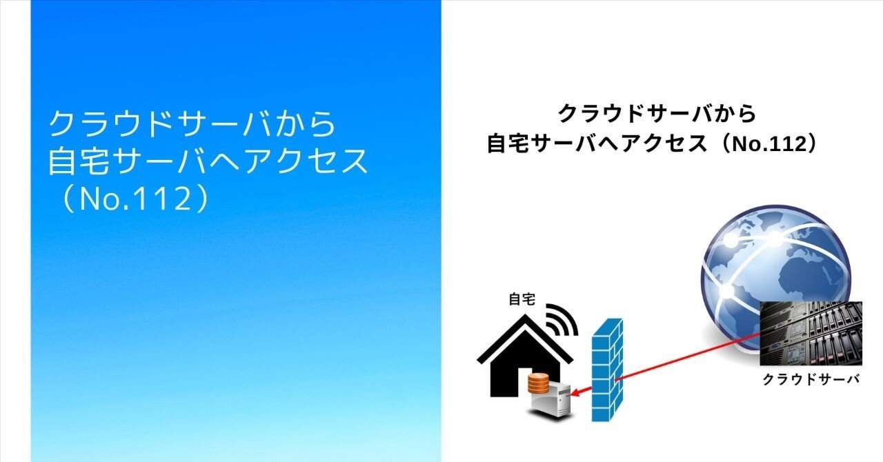 クラウドサーバから自宅サーバへアクセス（No.112）｜Yamasan