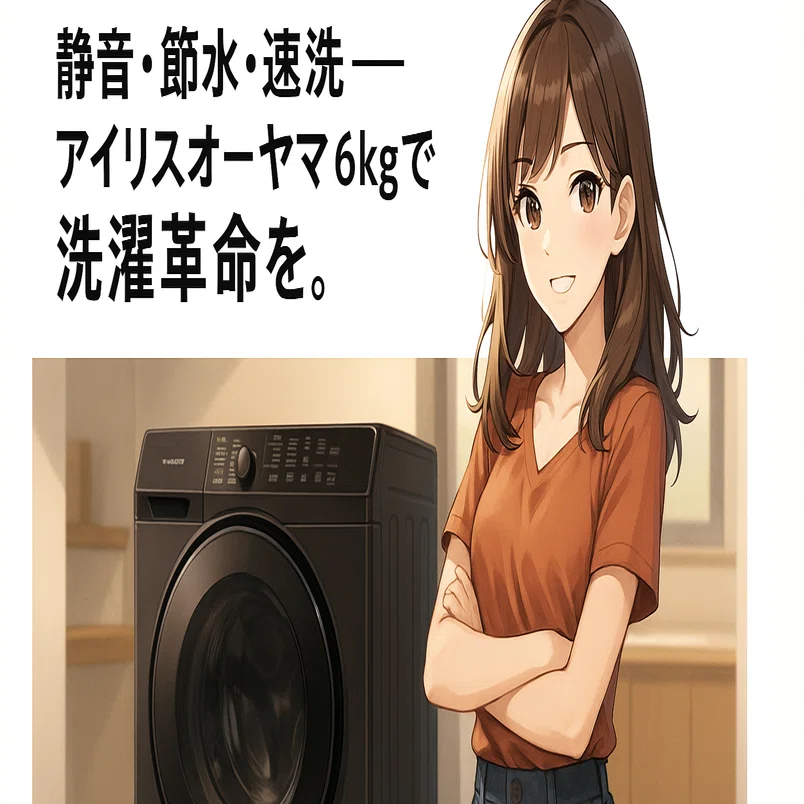 2025年最新版】一人暮らし最強の洗濯機はこれ一択！静音×時短×清潔の三 