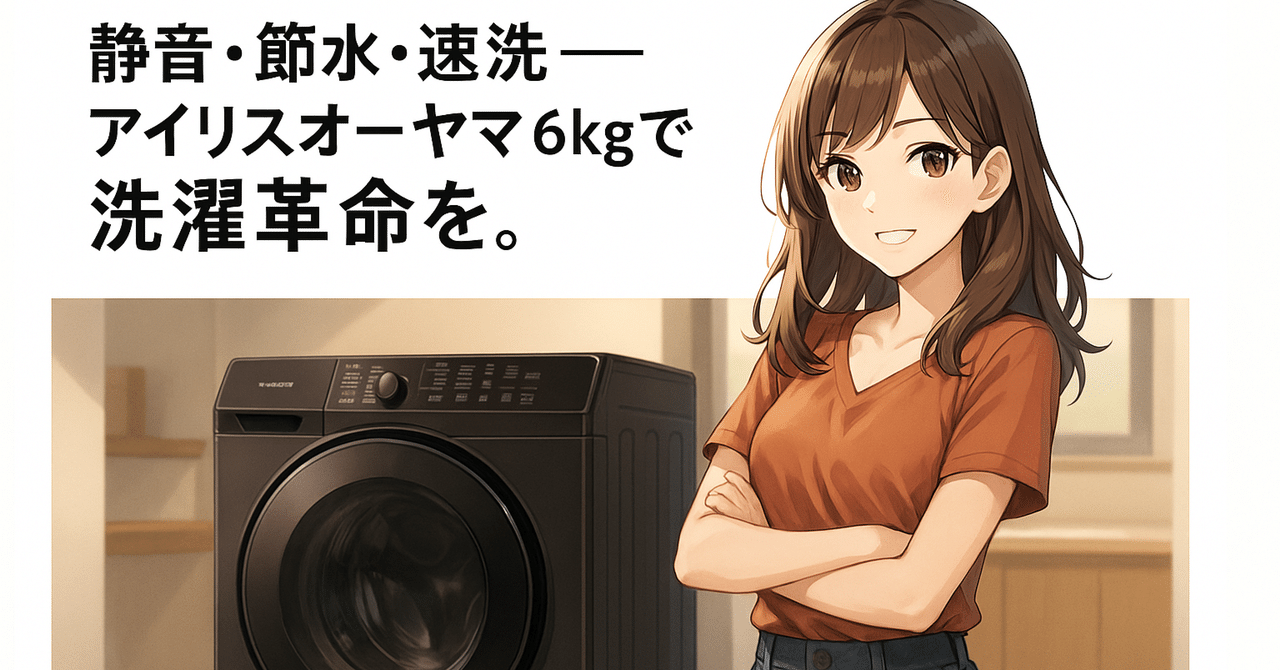 2025年最新版】一人暮らし最強の洗濯機はこれ一択！静音×時短