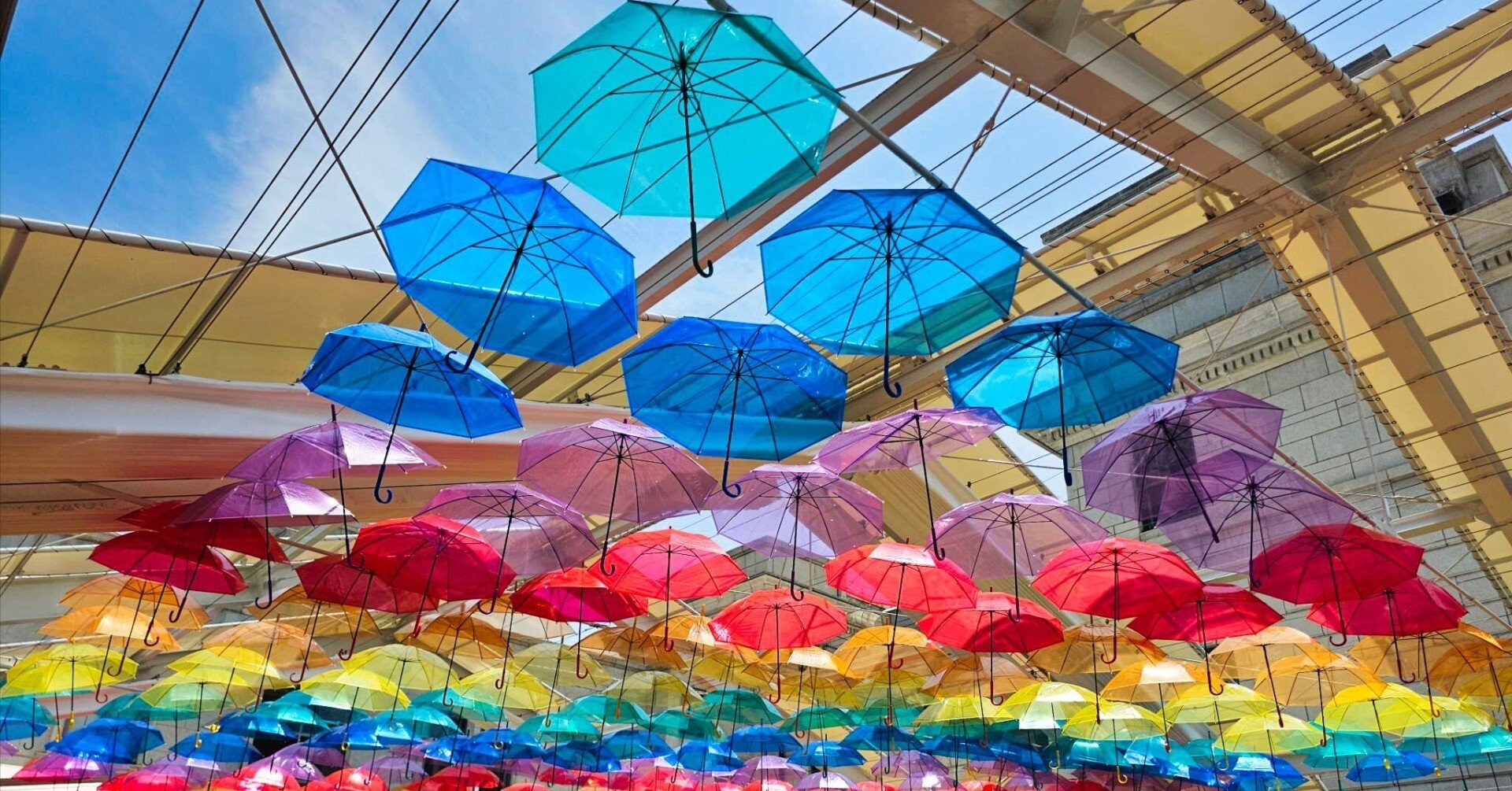 縁雫アンブレラスカイ 2025 in カラコロ工房（島根県松江市）｜山陰の