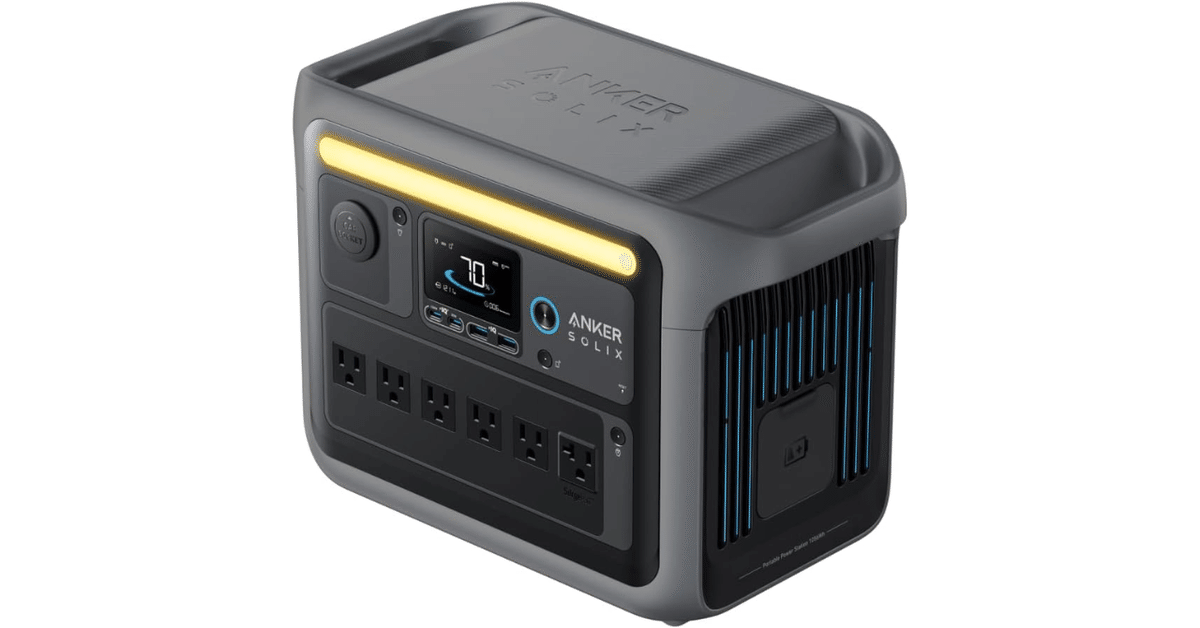 Anker Solix C1000 ポータブル電源 1056Wh ダークグレー