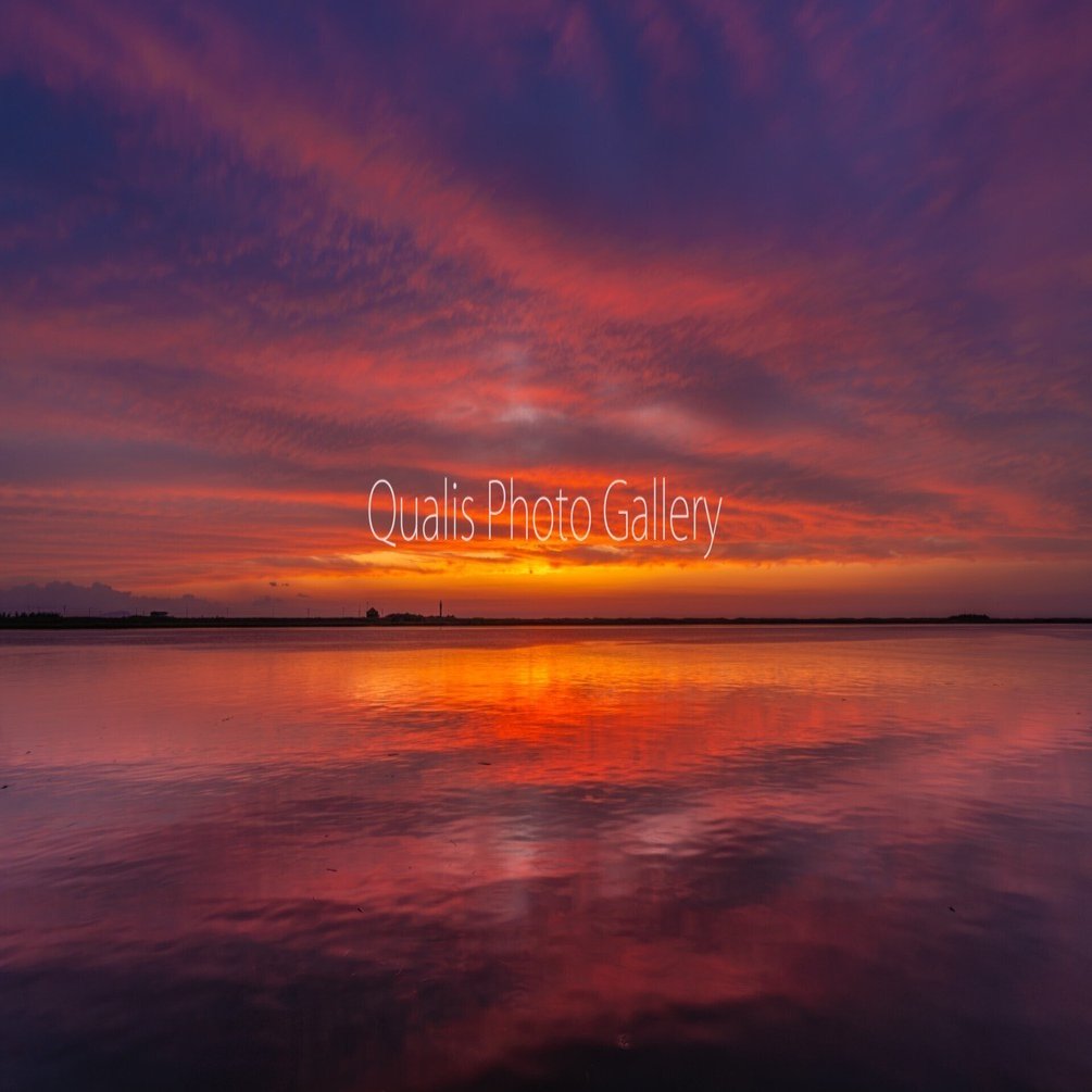 北海道 石狩川河口の夕焼けに魅せられて｜浜田 元史 Hamada. Motofumi