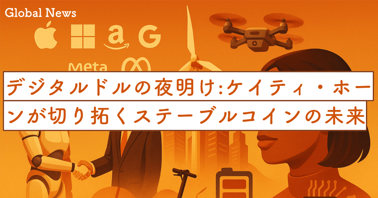 デジタルドルの夜明け：ケイティ・ホーンが切り拓くステーブルコインの未来｜SecondWave