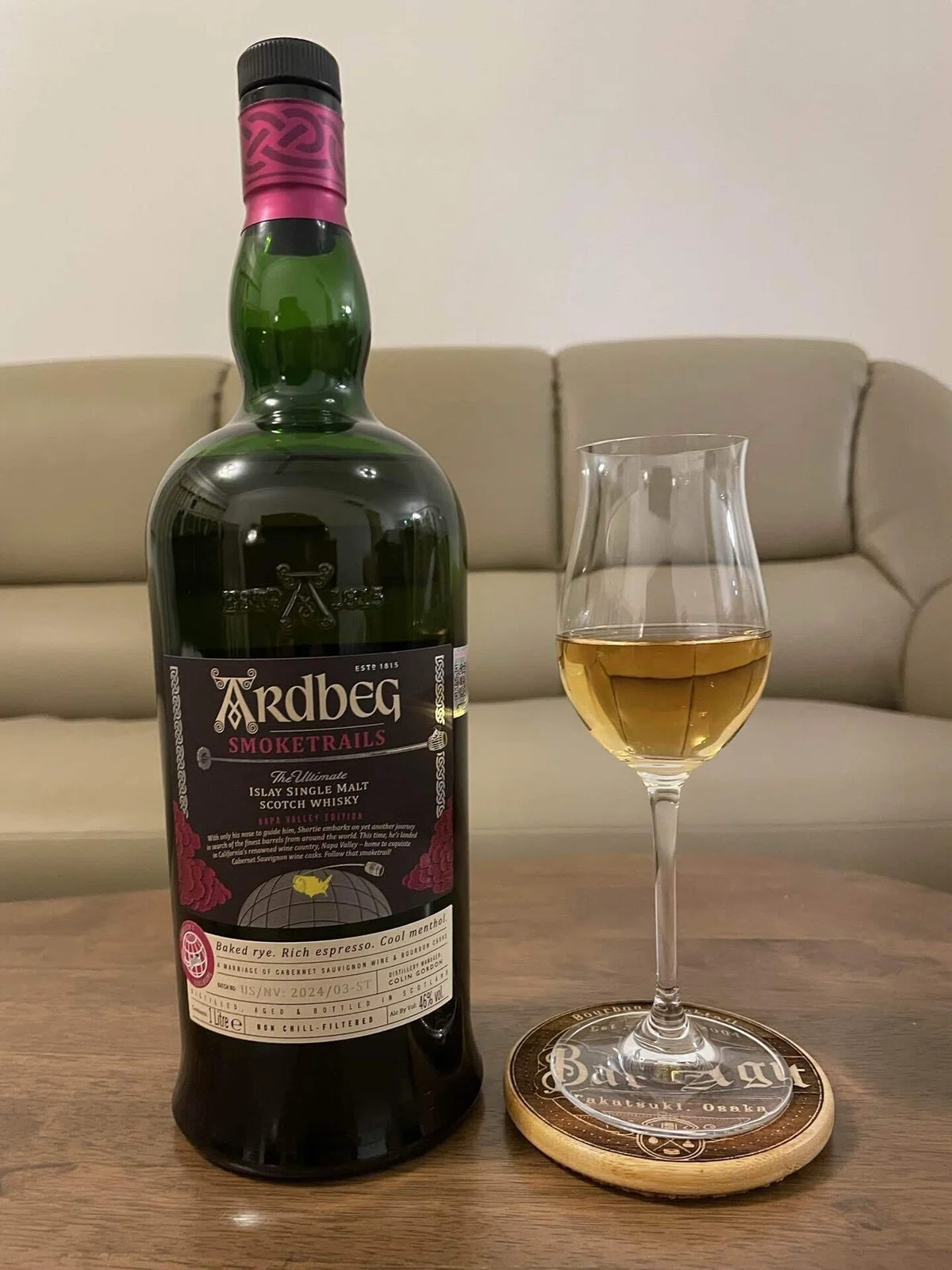 Ardbeg Smoketrails Napa Valley Edition (ABV 46%)｜Joe