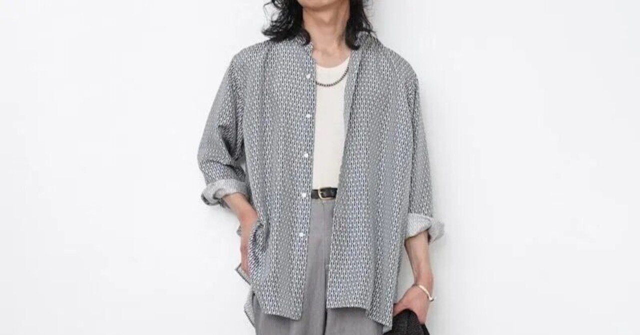 幾何学模様×シルク素材が生む、上品な抜け感。【2025 S/S】【HEUGN