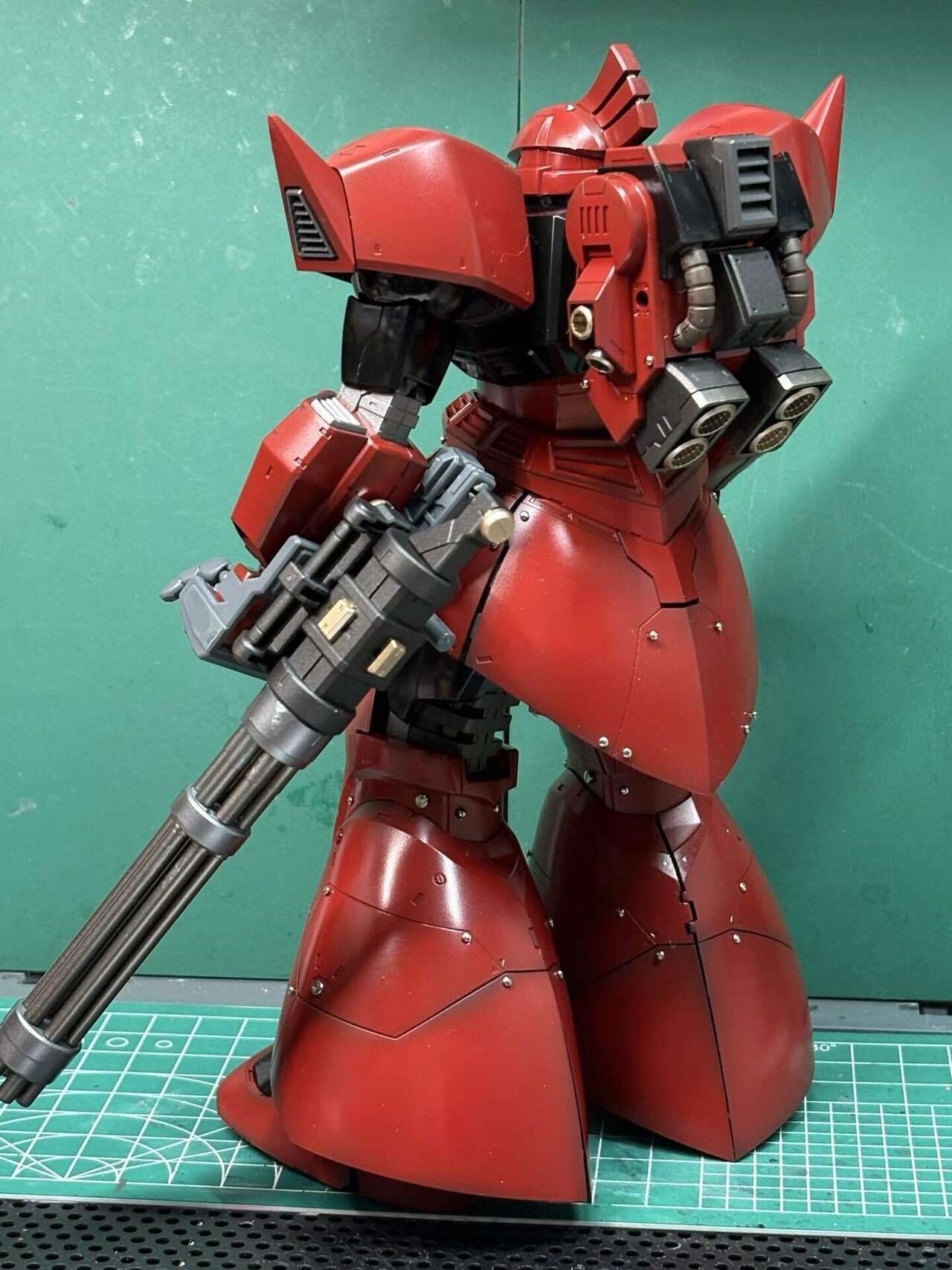 ガンプラ MG 高機動型ゲルググ をオールドスタイルで制作する。｜いぷ