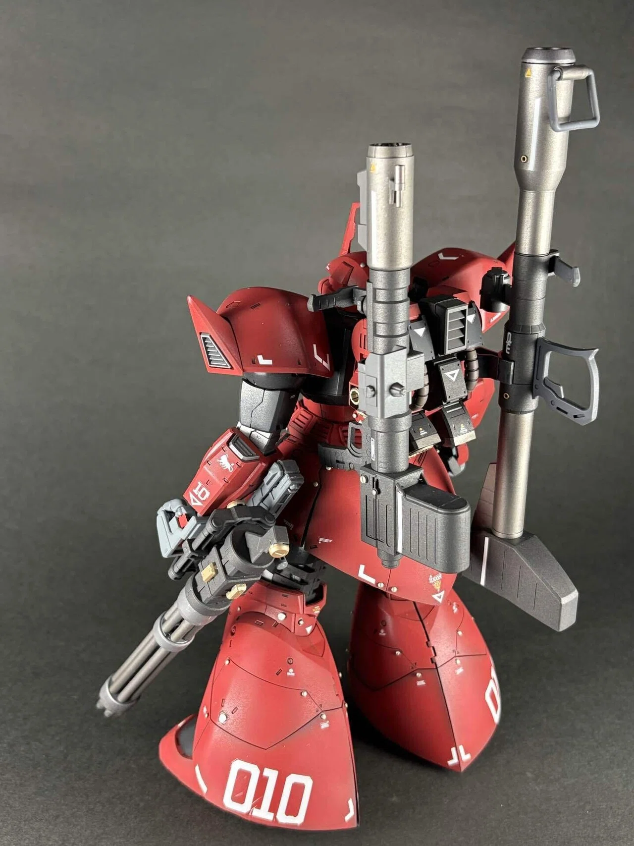 高機動型ゲルググMG　完成品 ガンプラ MG 高機動型ゲルググ をオールドスタイルで制作する。｜いぷ