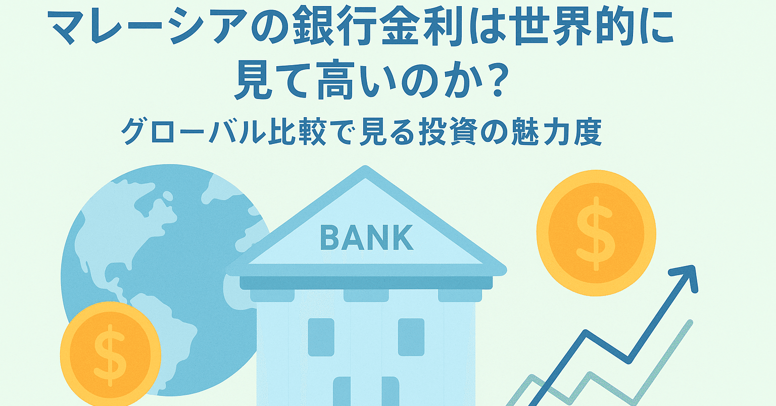 マレーシアの銀行金利は世界的に見て高いのか？グローバル比較で見る投資の魅力度｜マレーシア留学サポート🇲🇾