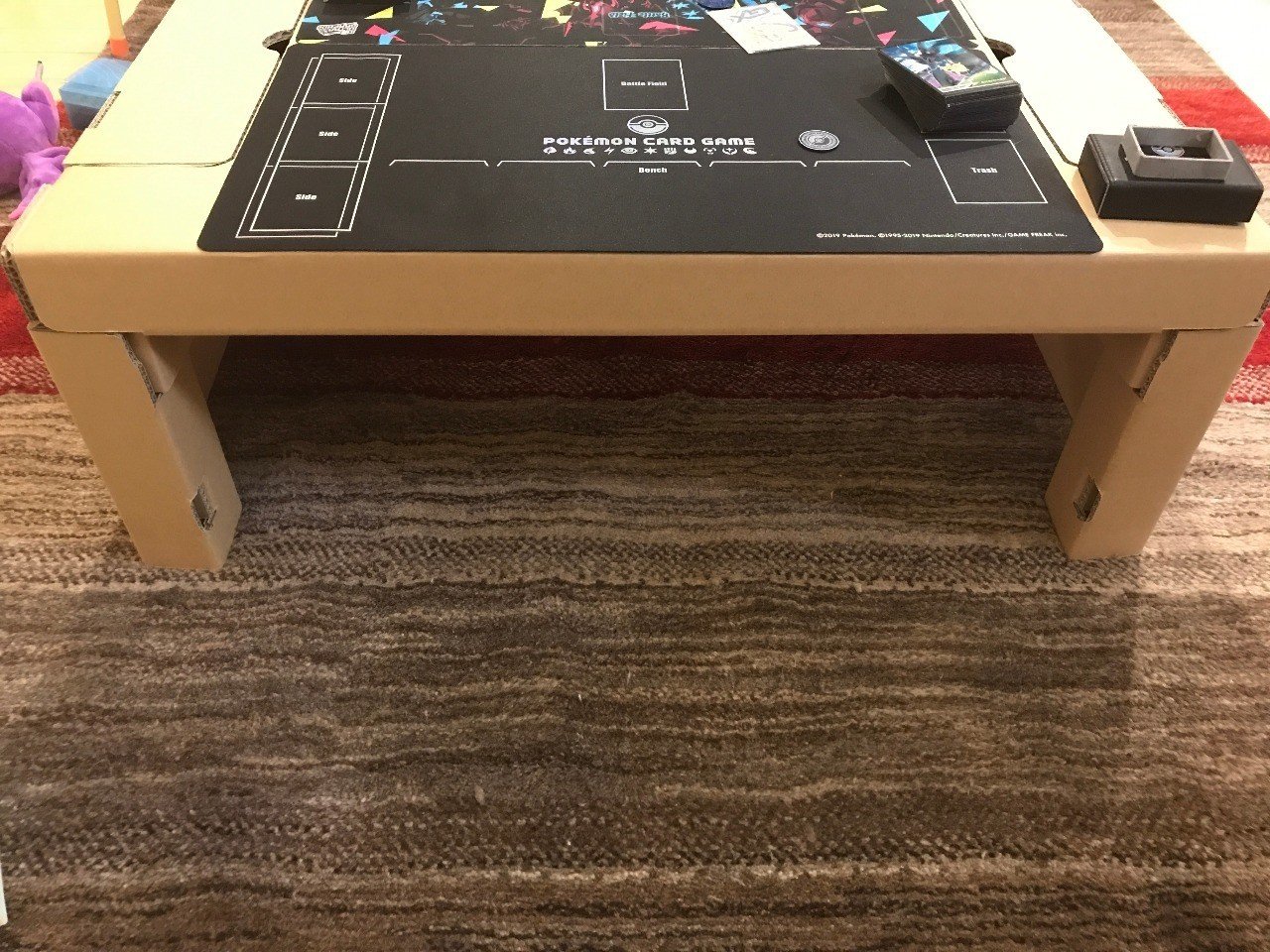 TCG用段ボールテーブル買ってみた｜じーぴー