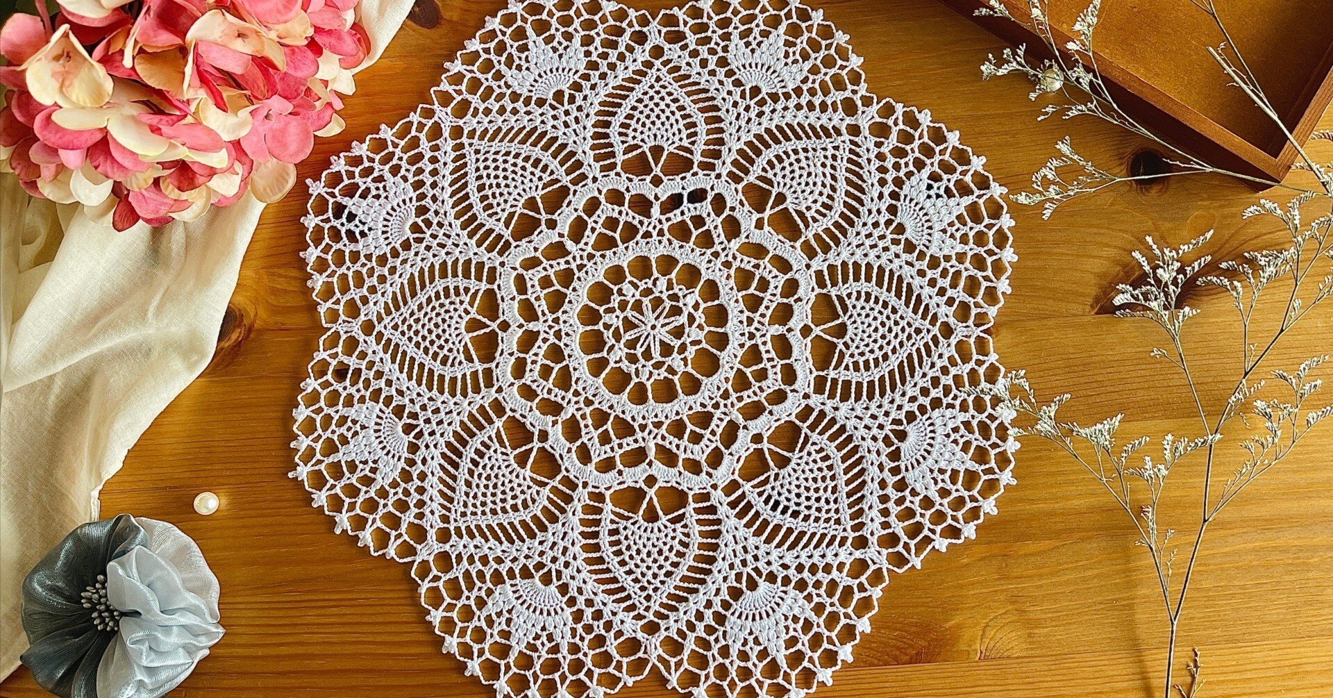 編み図】ドイリー#49のご紹介｜Rieko / Riekoのレース編みレシピ