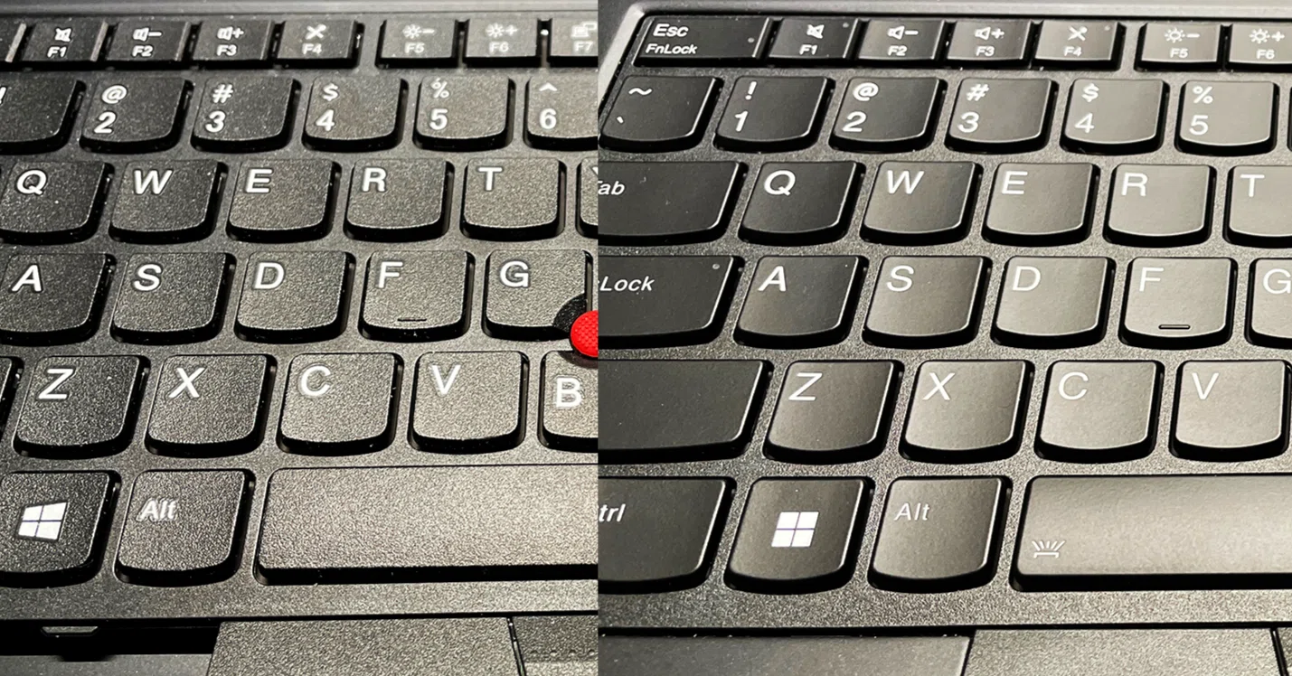 ThinkPad T480sのキーボード交換してみたら質感が違うことに気付いた