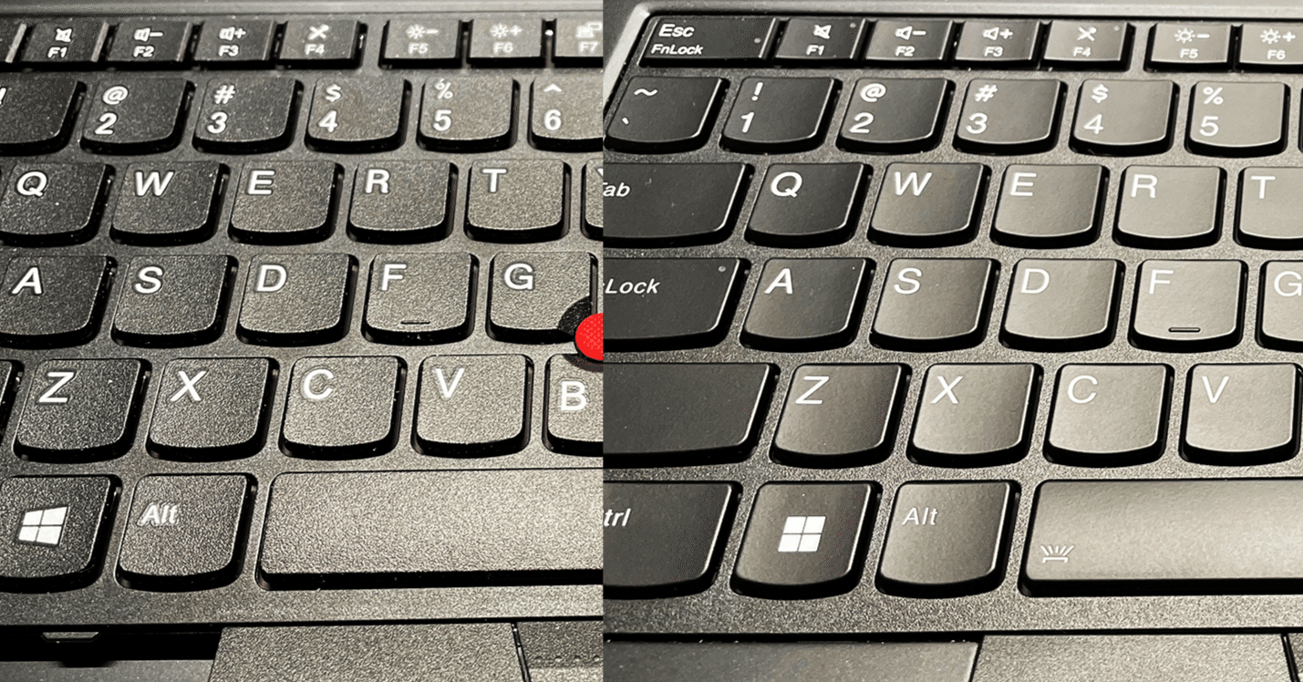 ThinkPad T480sのキーボード交換してみたら質感が違うことに気付いた ThinkPad T480sのキーボード交換してみたら質感が違うことに気付いた