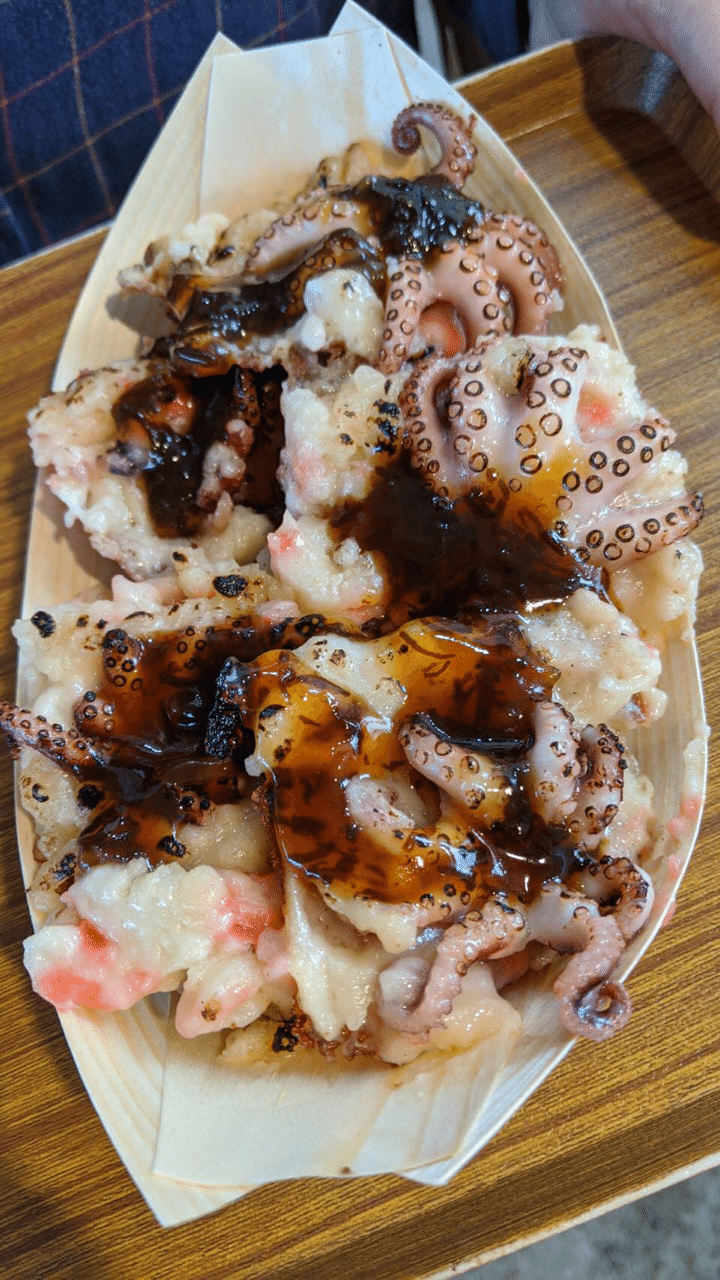 うるマルシェで まるごとイイダコたこ焼き を食べた ユキコ Note うるマルシェで まるごとイイダコたこ焼き を食べた ユキコ Note