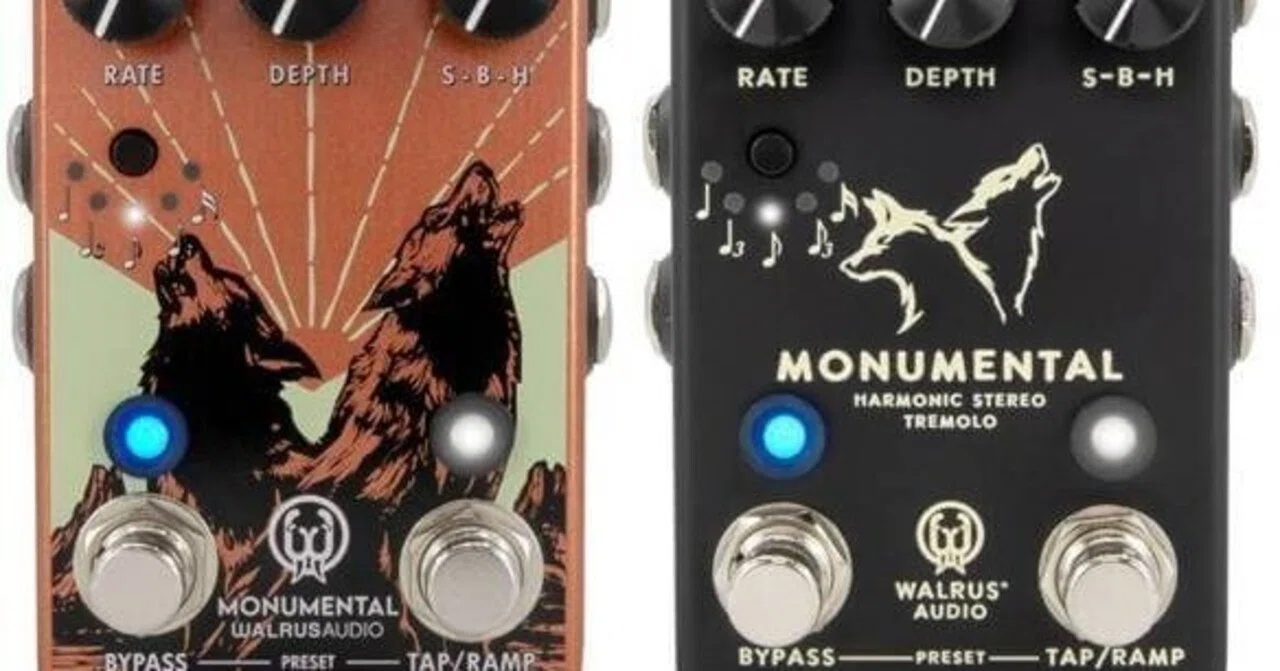 Walrus Audio Monumental Harmonic Stereo Tremoloは、豊かで温かみの